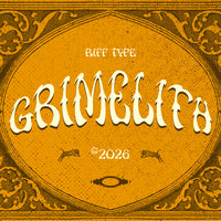Grimelith - Psychedelic Whimsy Font