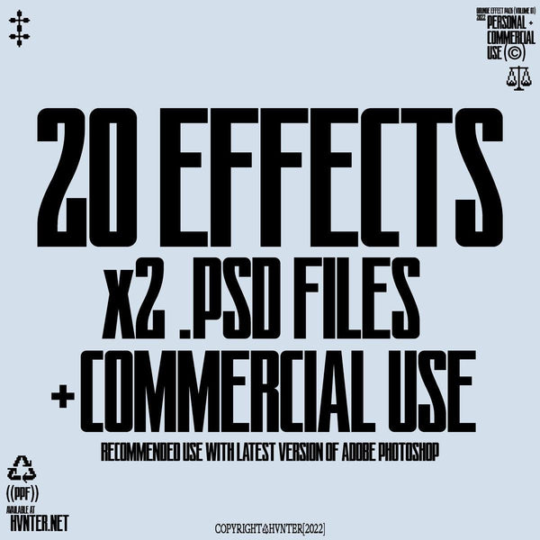 Grunge Effects for Photoshop by HVNTER