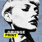 Grunge Halftone Photo Effect