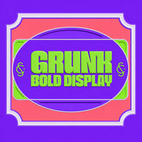 Grunk – Chunky & Groovy Typeface