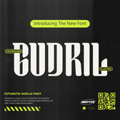 Gudril - Futuristic Display font