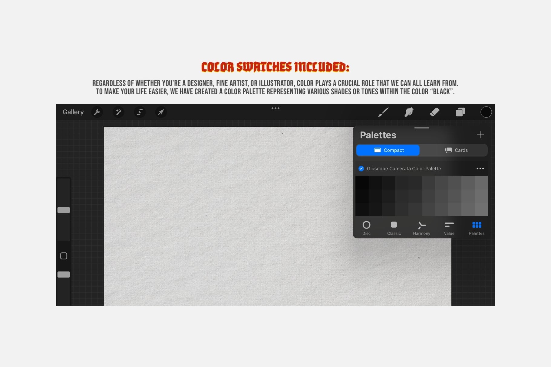 Guiseppe Camerata Procreate Kit