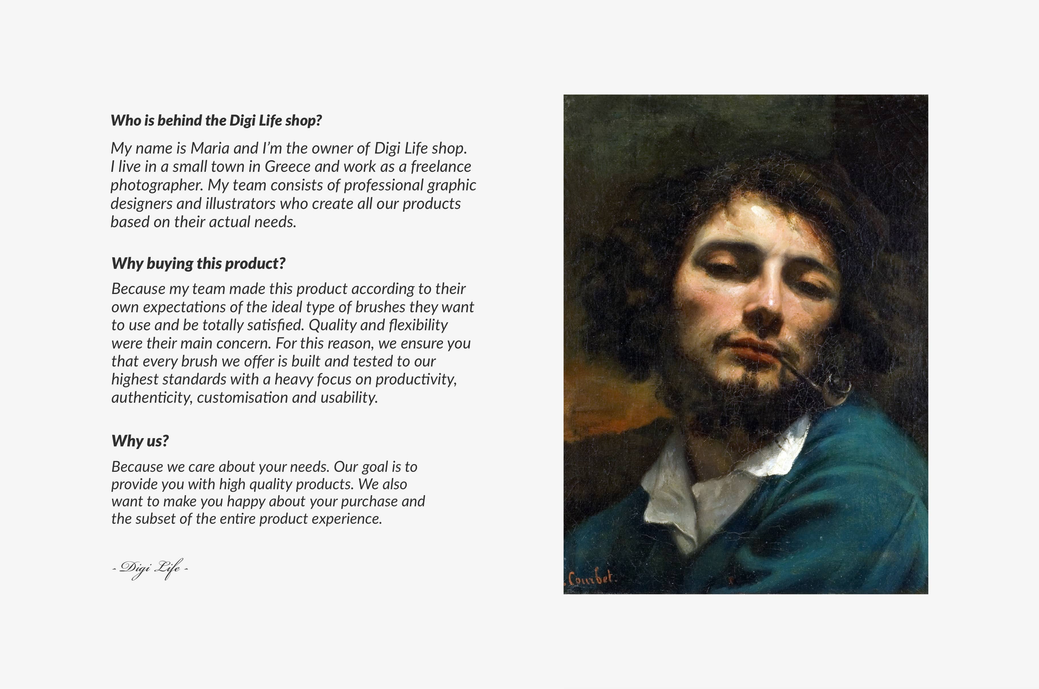 Gustave Courbet Procreate Kit