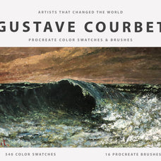 Gustave Courbet Procreate Kit