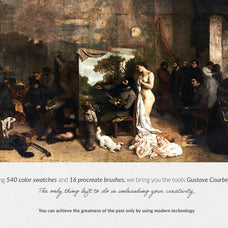 Gustave Courbet Procreate Kit