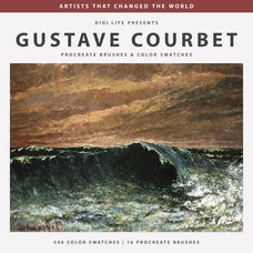 Gustave Courbet Procreate Kit