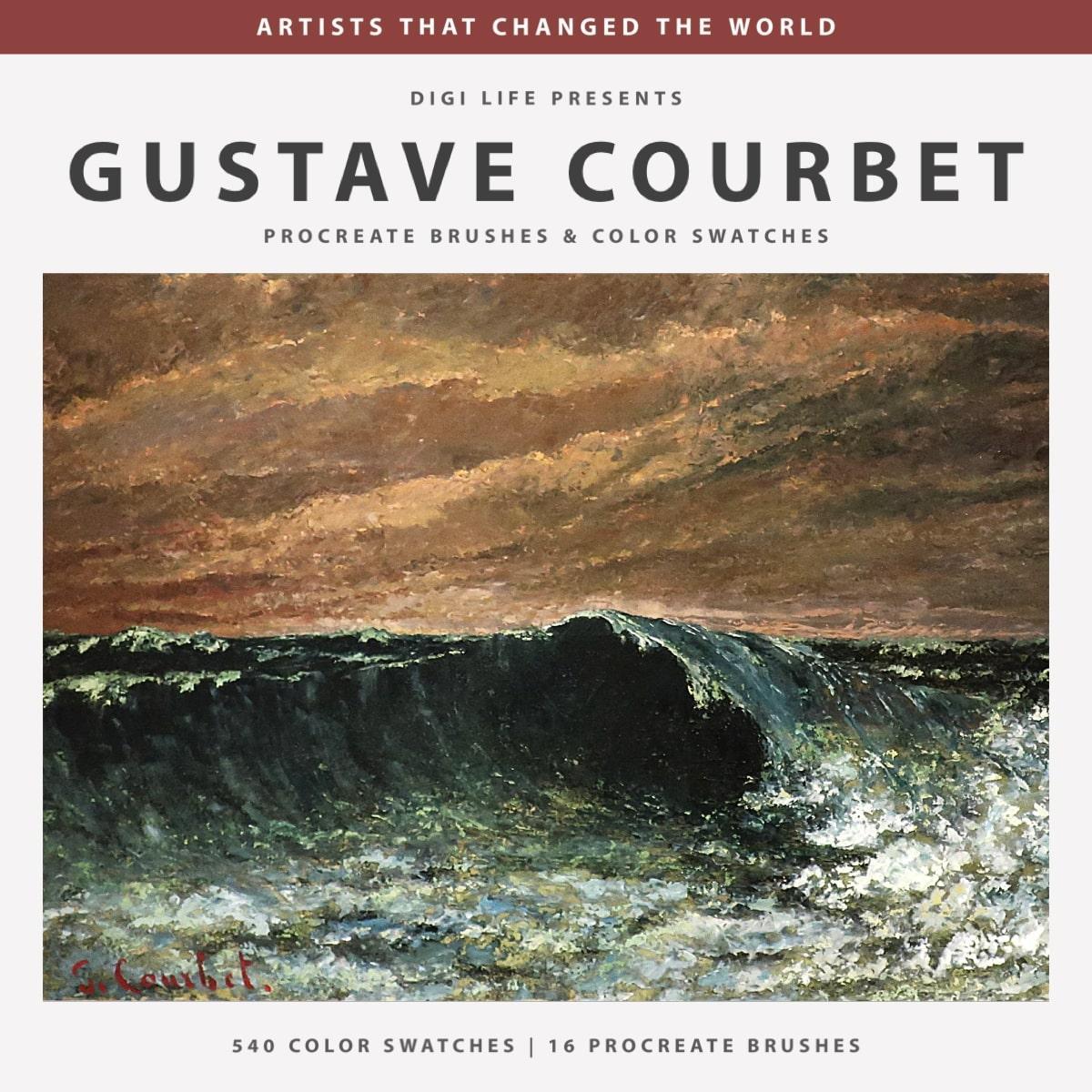 Gustave Courbet Procreate Kit