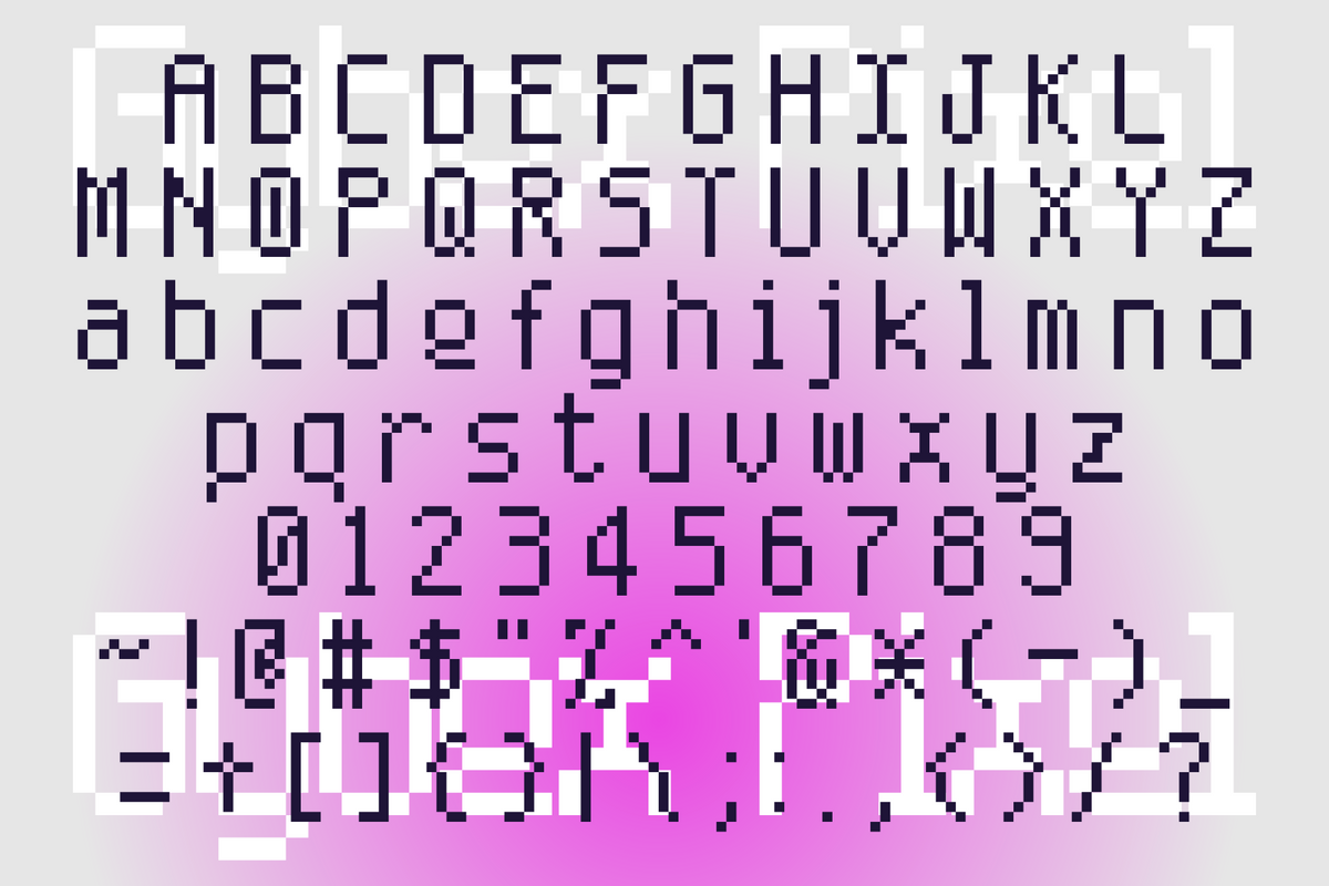 GYBEX — Pixel Futuristic Font Family by Enxyclo Studio, preview 10