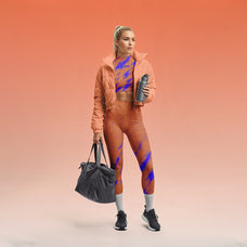 Gym Outfit with Jacket Mockup