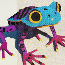 Halftone Print Style Effect