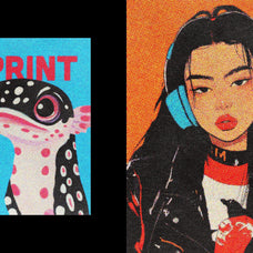 Halftone Print Style Effect