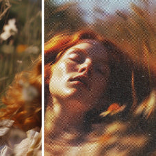 Halftone Spinning Blur Photo Effect