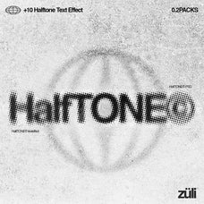 Halftone Text Effect