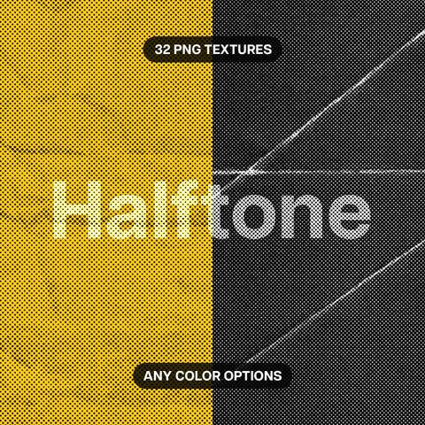 Halftone Textures Paper Collection