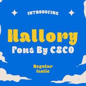 Hallory – Playful Font