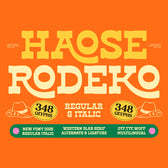 Haose Rodeko Western Slab Serif