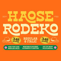 Haose Rodeko Western Slab Serif