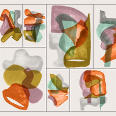 HAPPY CLUSTERS Gouache Shapes