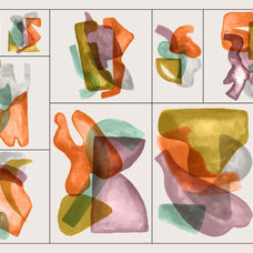 HAPPY CLUSTERS Gouache Shapes