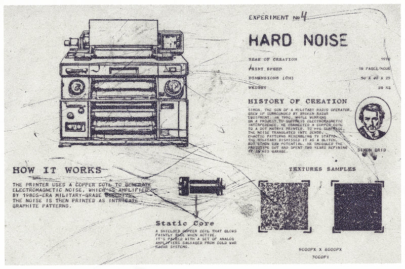 Hard Noise Printer Texture Pack