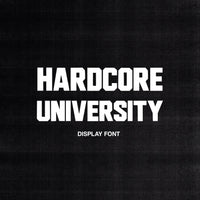 HARDC0RE_UNIVERSITY DISPLAY FONT