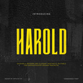 Harold Modern Condensed Font