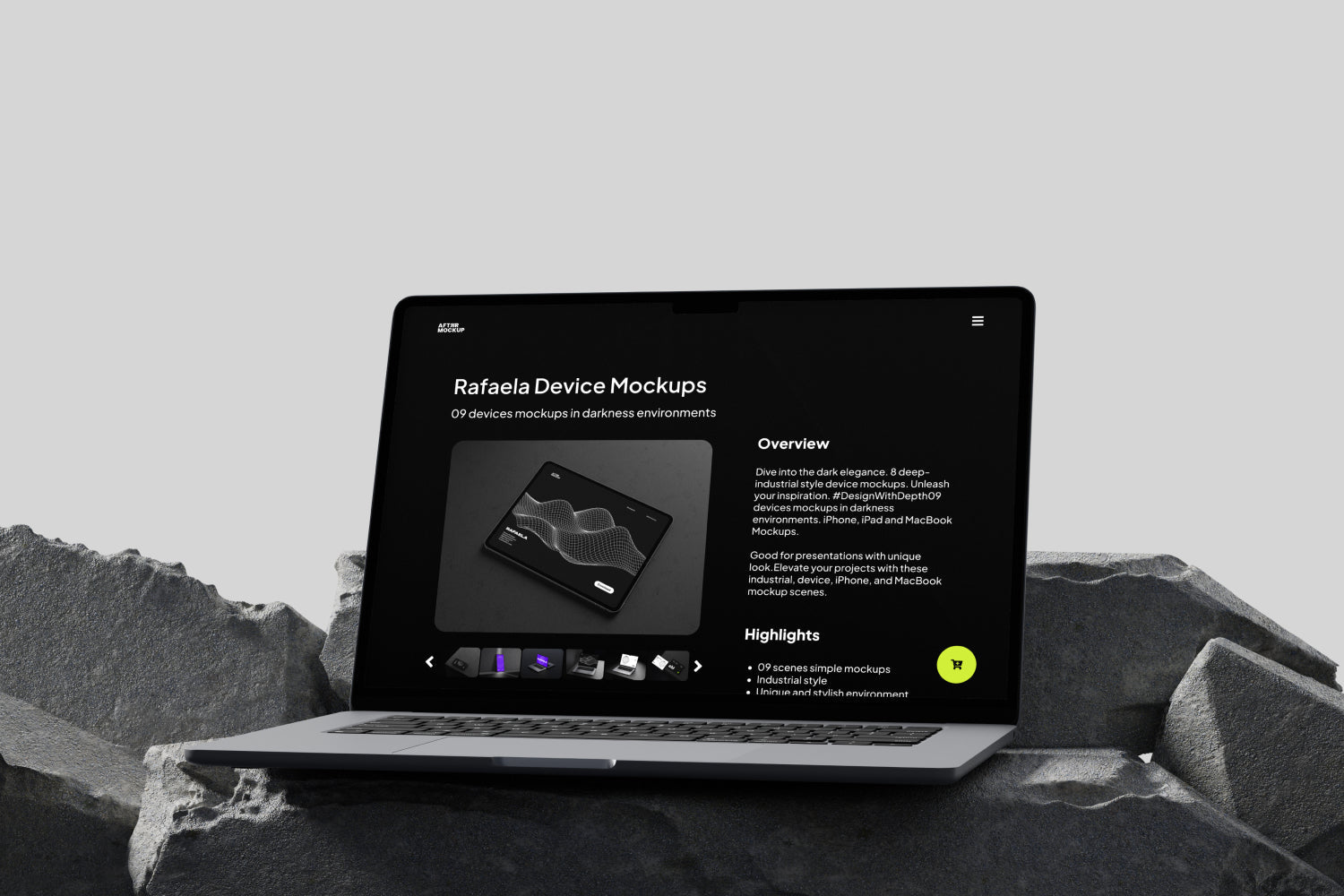 Hasnia Device Mockups