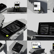 Hasnia Device Mockups