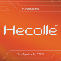 Hecolle – Techno Typeface