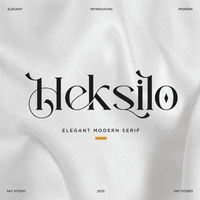 Heksilo - Stylish Ligature Serif Font