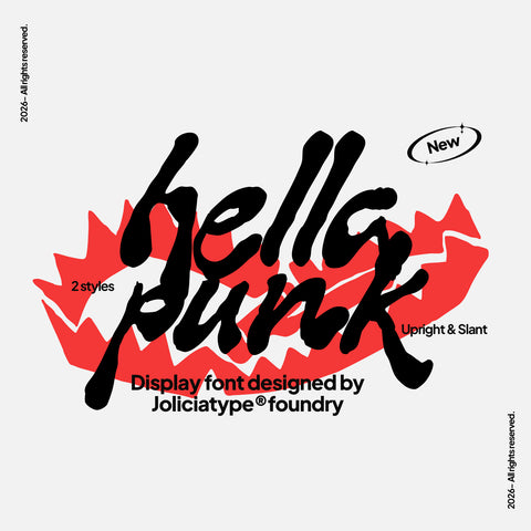 Hella Punk | Display Font