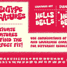 Hells Bells: 1970s Bell Bottom Font