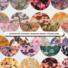 HEYDAY TEXTURES Ink Seamless Backgrounds
