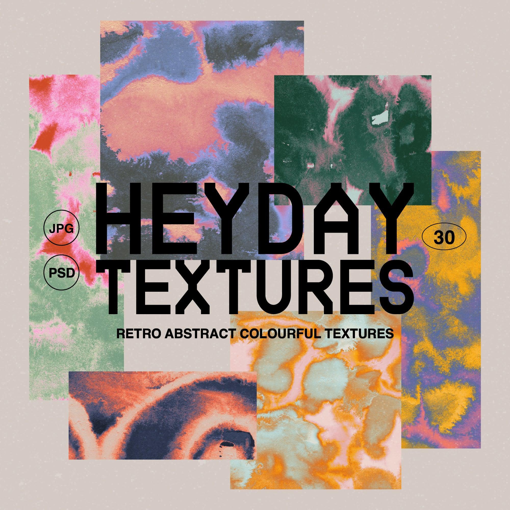 HEYDAY TEXTURES Ink Seamless Backgrounds