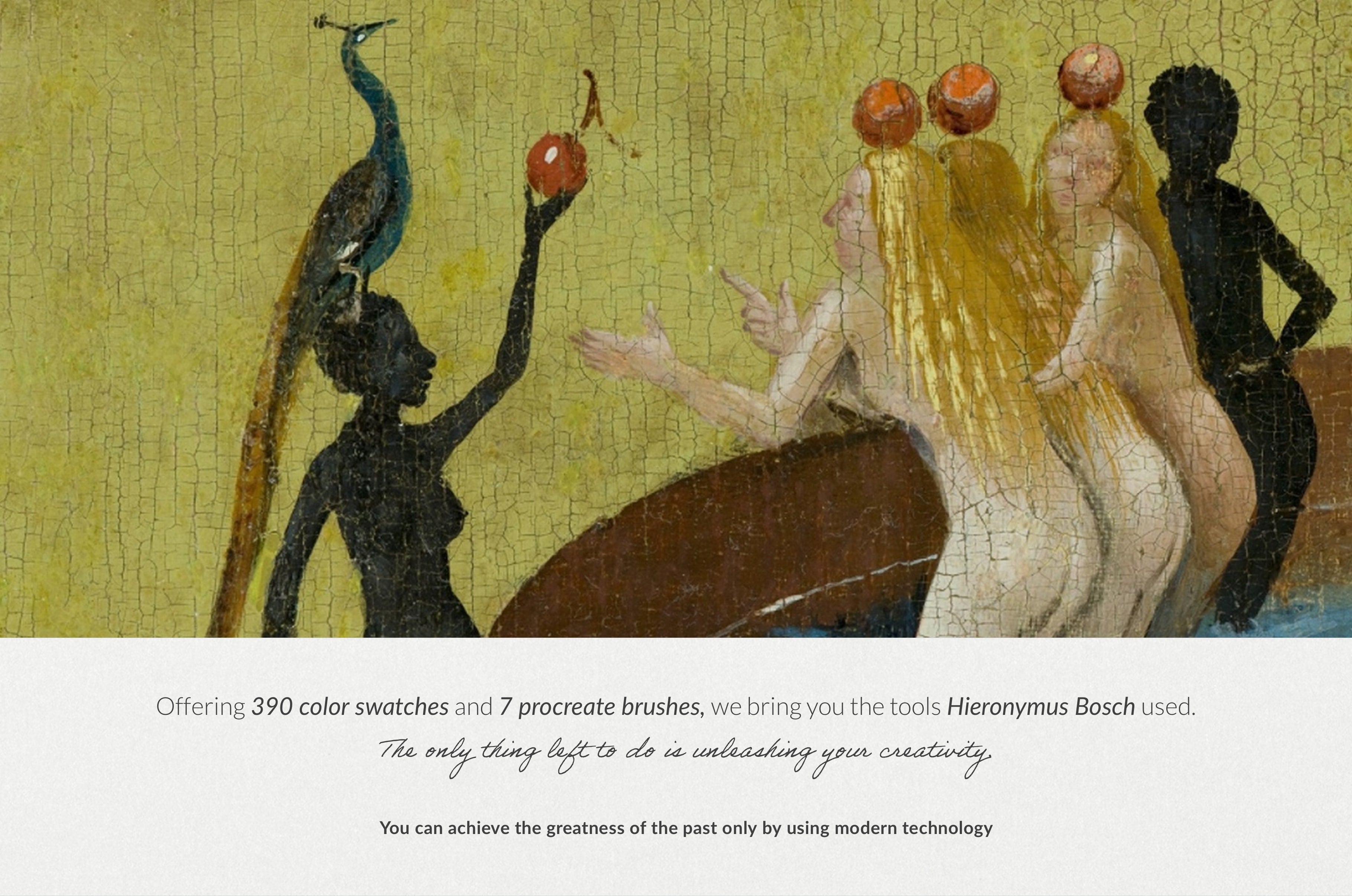 Hieronymus Bosch Procreate Brushes & Color Palettes