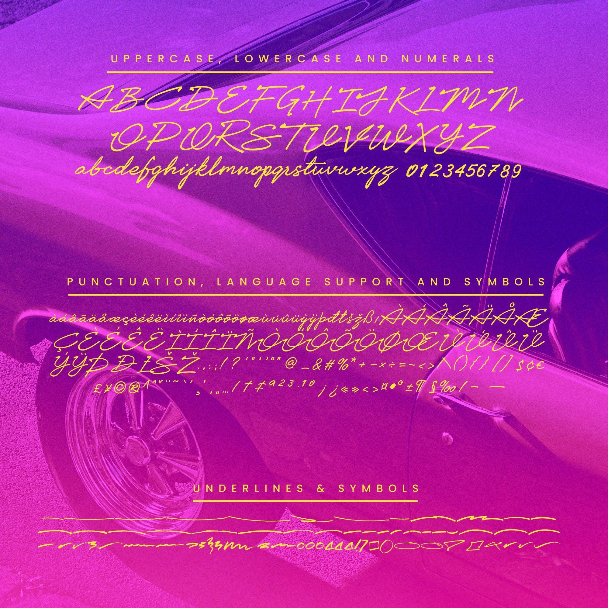 High Concept: A Slick Marker Pen Script Font