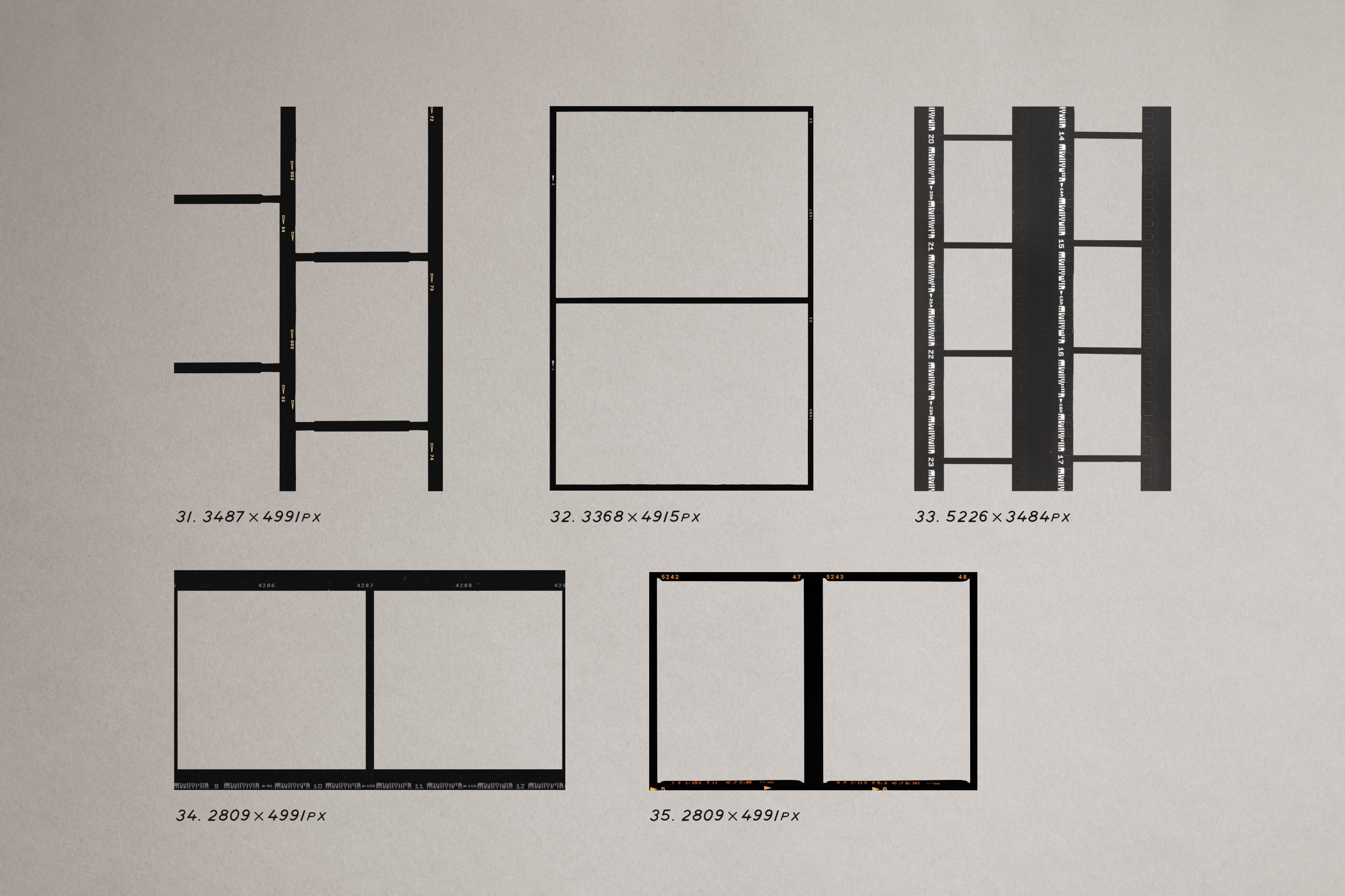 High Quality Film Frames Kit