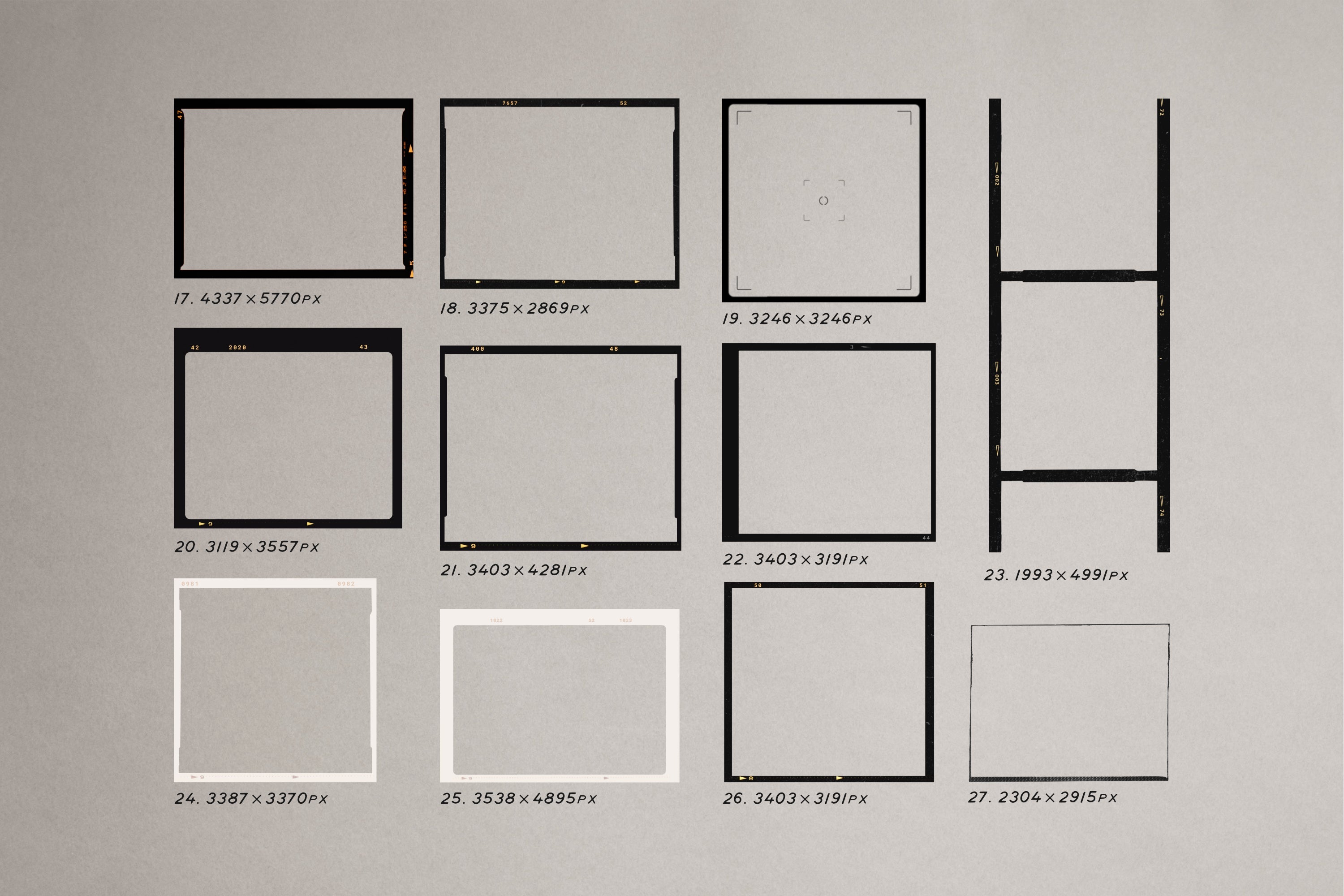 High Quality Film Frames Kit