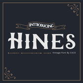 Hines – Vintage Font