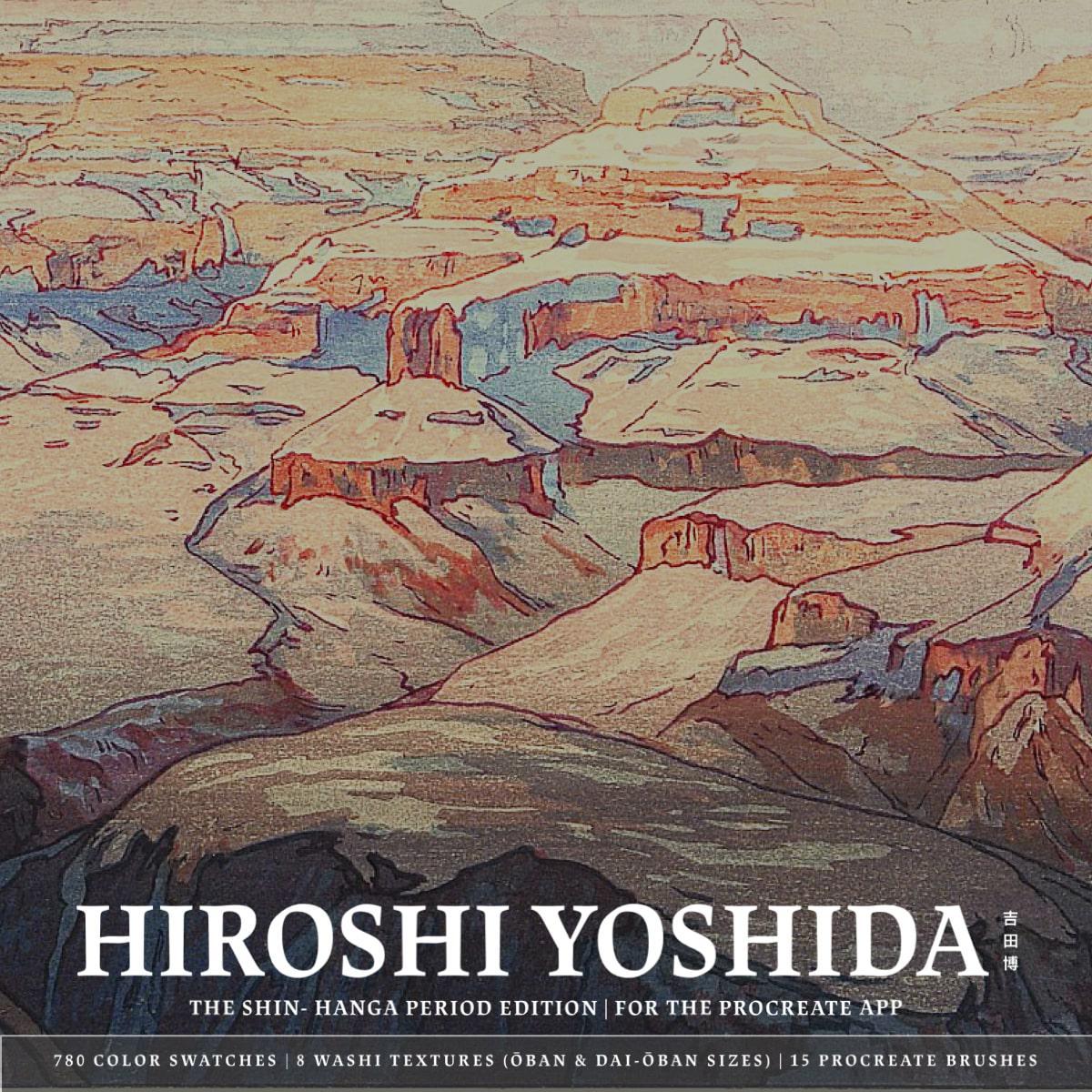 Hiroshi Yoshida Procreate Kit