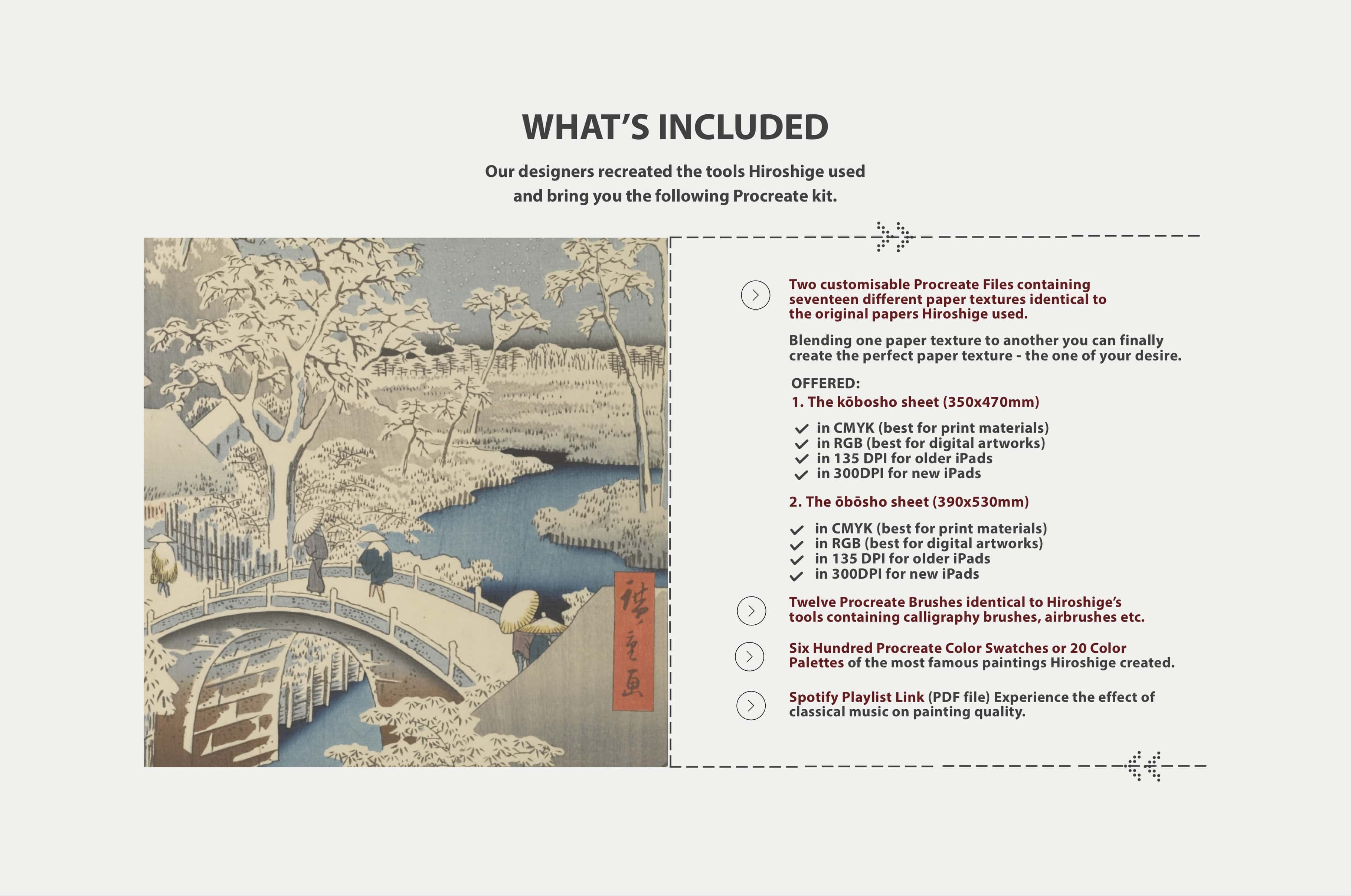 Hiroshige Procreate Kit