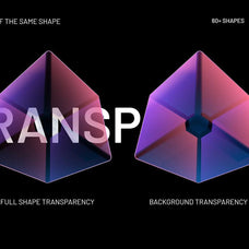 Holo Geometrical 3D Shapes