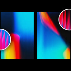 Horizontal Slatted Glass Backgrounds
