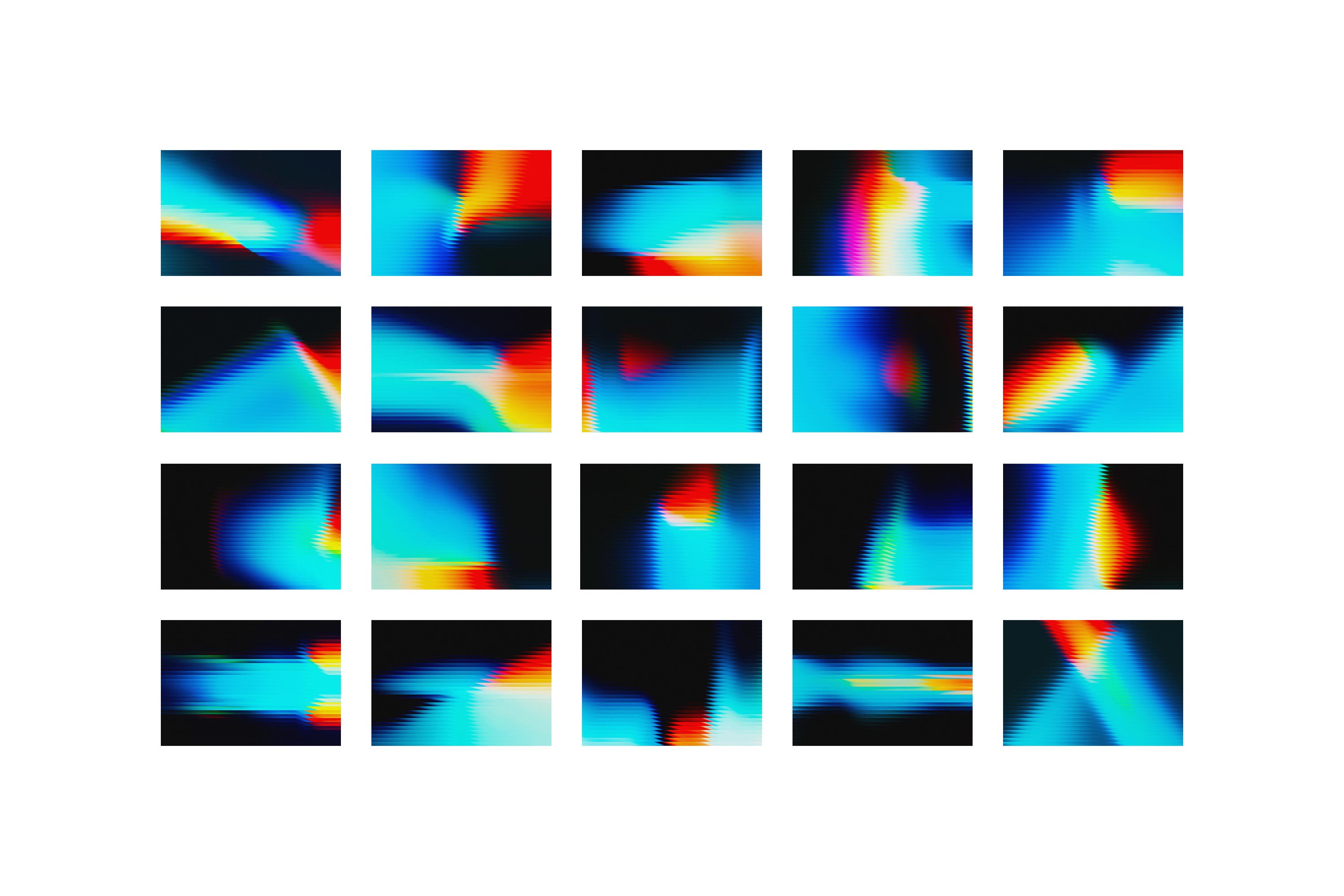 Horizontal Slatted Glass Backgrounds