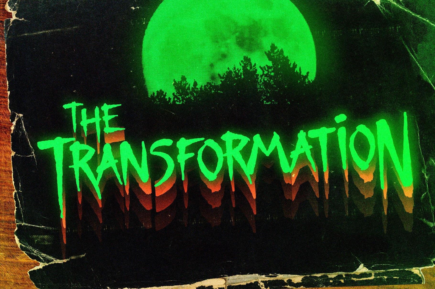 HorrorScope - A Hand-Made Horror Font Foretelling Creepy Tales of Terror!