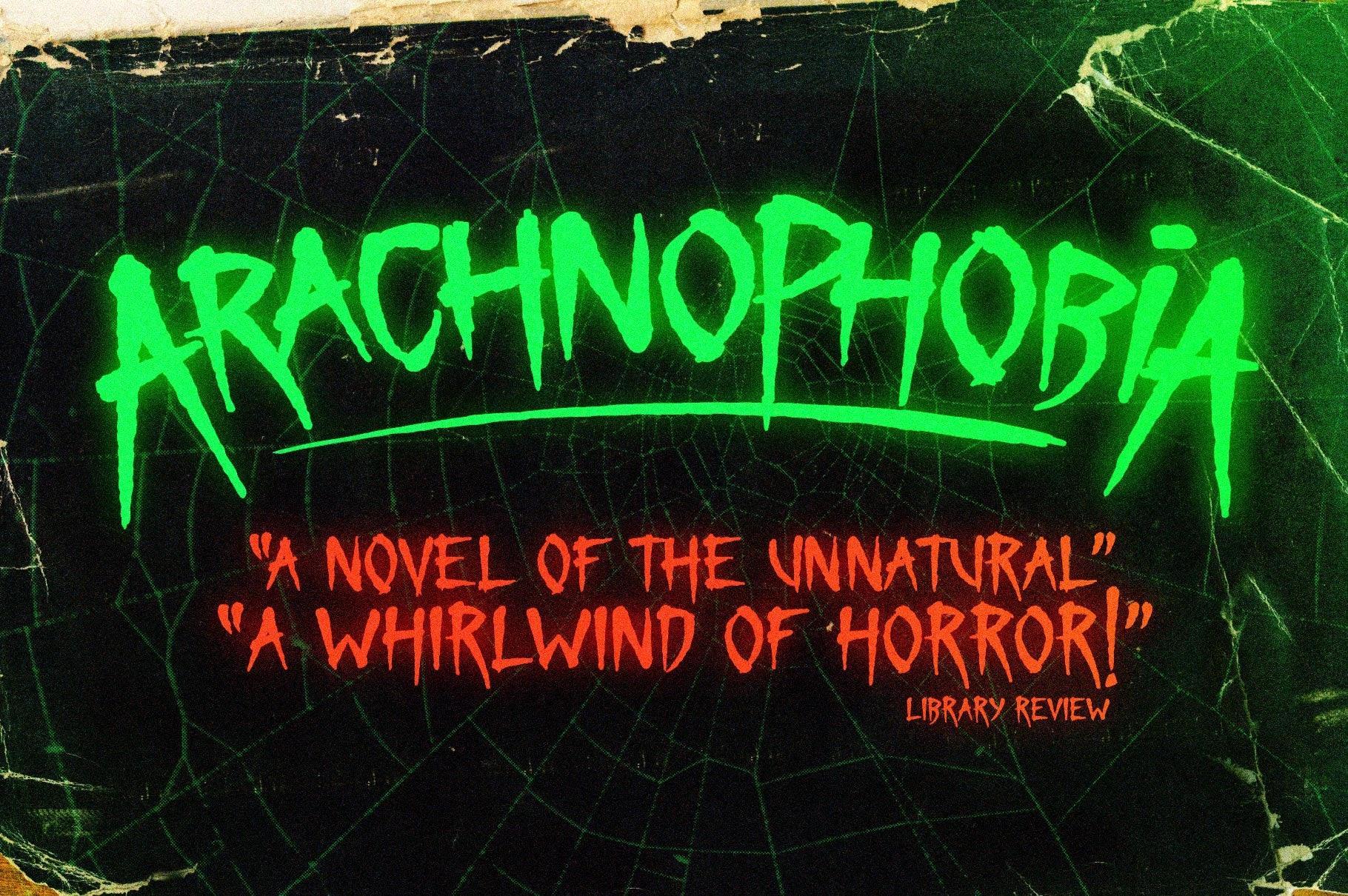 HorrorScope - A Hand-Made Horror Font Foretelling Creepy Tales of Terror!