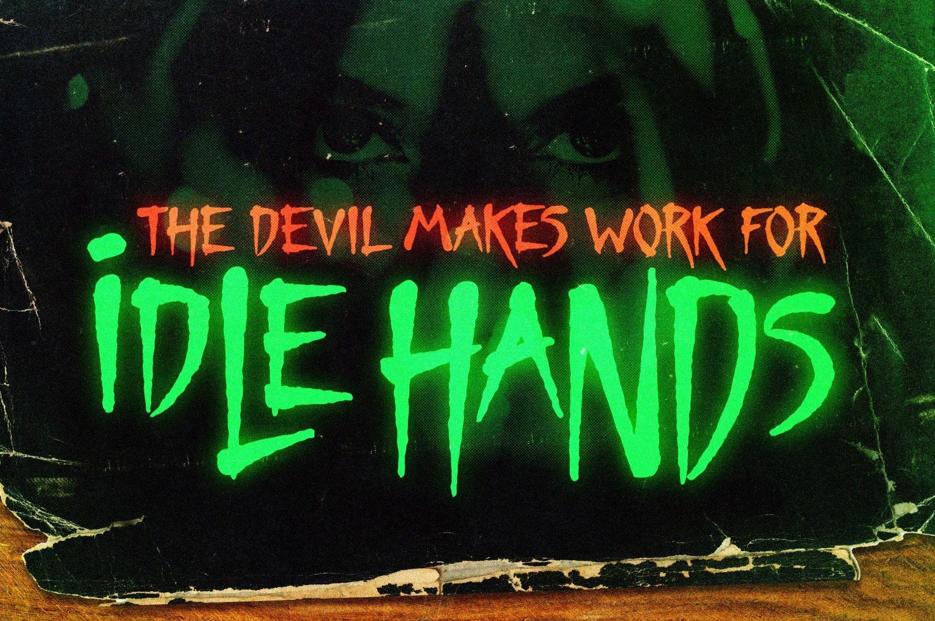 HorrorScope - A Hand-Made Horror Font Foretelling Creepy Tales of Terror!