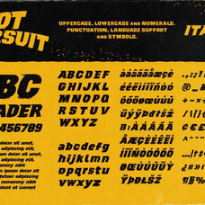 Hot Pursuit: A Hand-Drawn Grindhouse Roller Derby Font