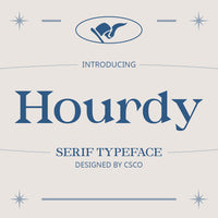 Hourdy – Serif Typeface