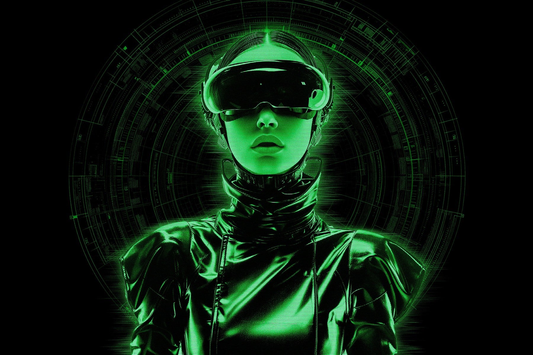 HUD Hologram Photo Effect